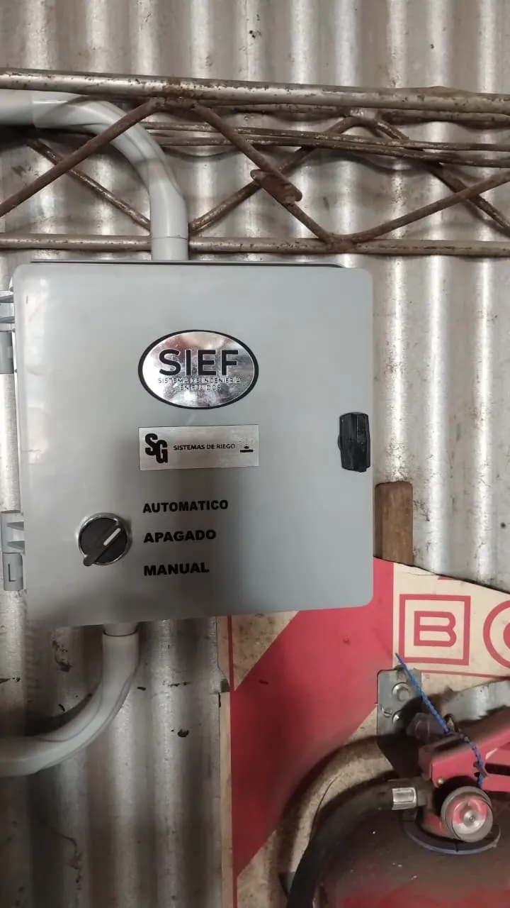 Tablero eléctrico para sistema de riego 17
