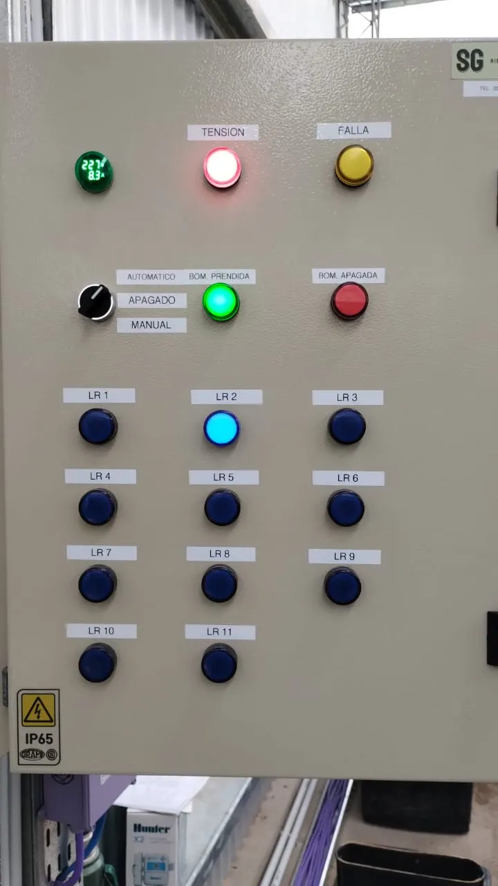 Tablero eléctrico para sistema de riego 24